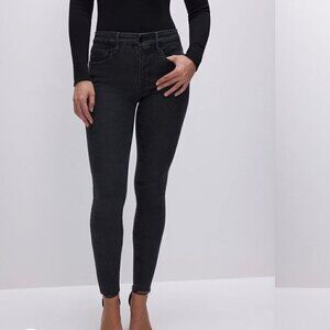 NWT Good American Good Legs Skinny Jeans Washed Black - Size 2 / 26